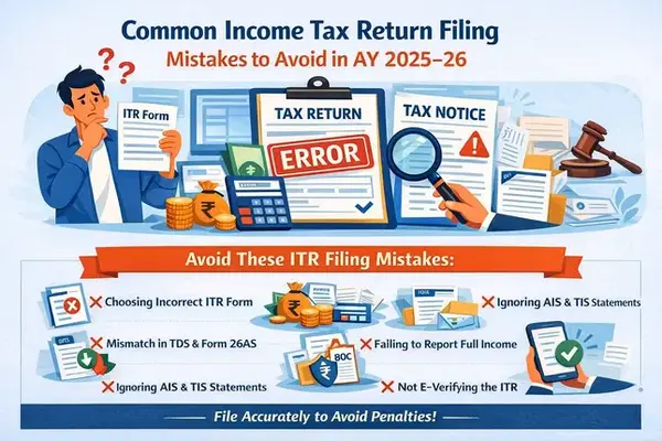 ITR filing mistakes