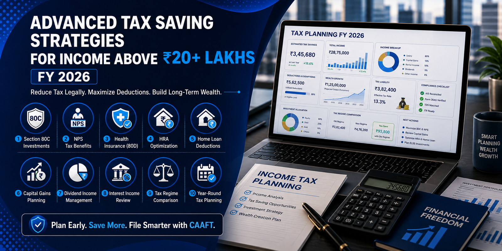 Tax Saving Strategies ₹20+ Lakhs
