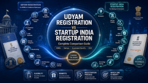 Udyam vs startup india registration
